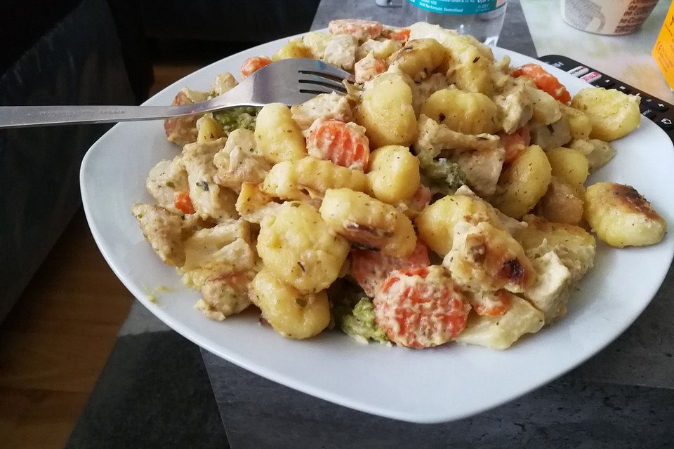 Schnelle Gnocchi - Hähnchen - Pfanne