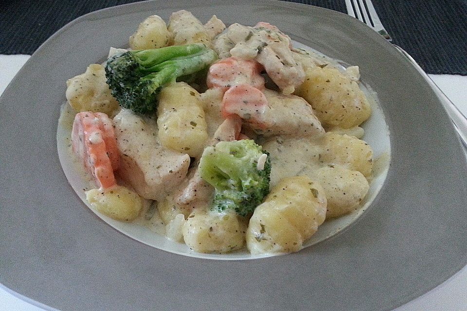 Schnelle Gnocchi - Hähnchen - Pfanne