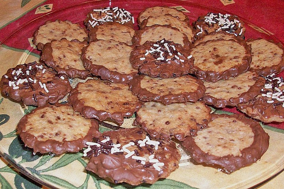 Weihnachtsdreiecke mit Toblerone