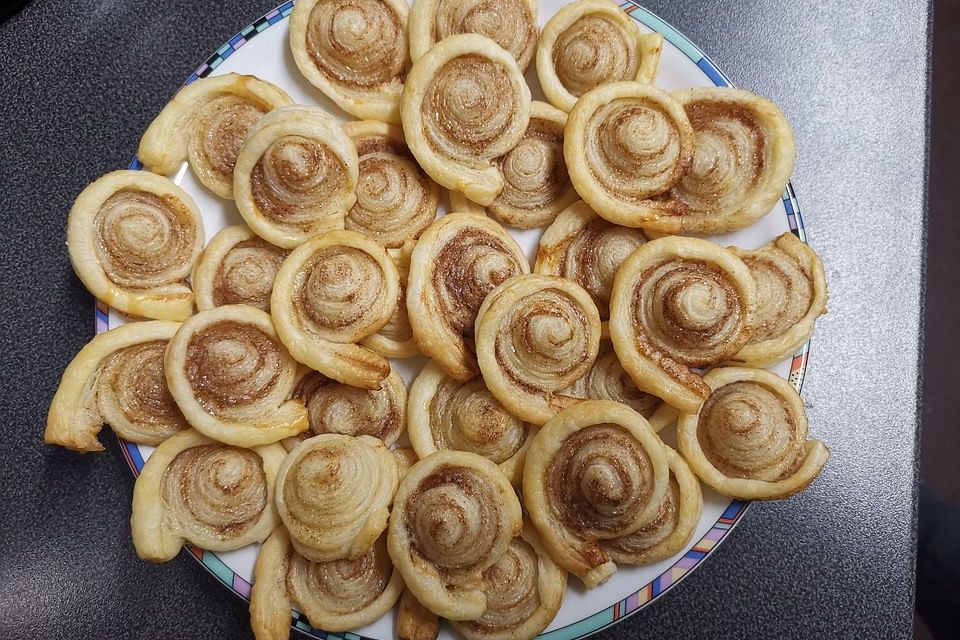 Zimtschnecken aus Blätterteig