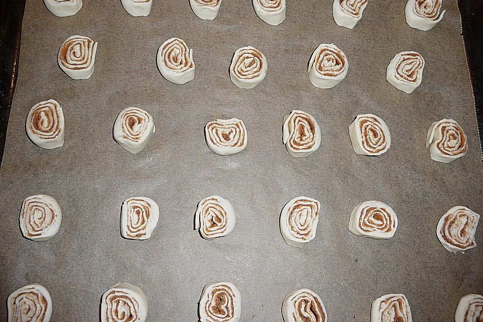 Zimtschnecken aus Blätterteig