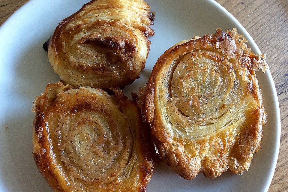 Zimtschnecken aus Blätterteig