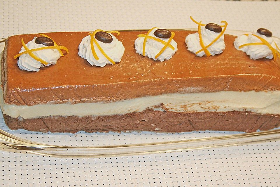 Schokoladenterrine mit Orangencreme