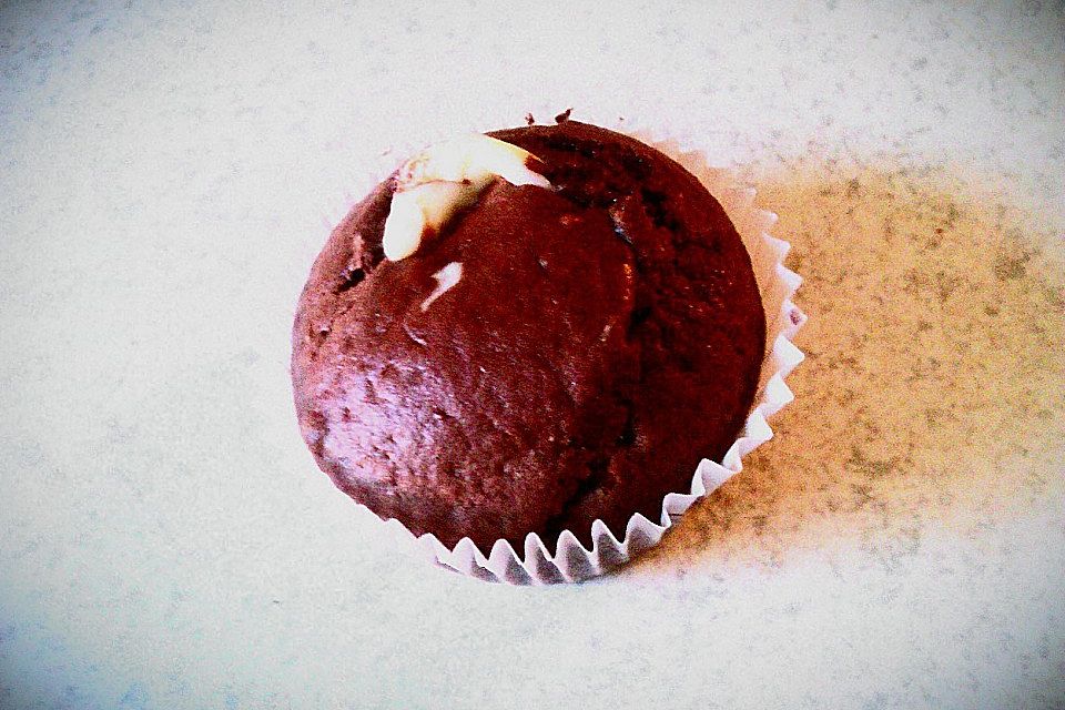 Double Chocolate Cheesecake Muffins