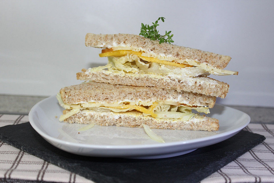 Curry - Käse - Sandwich