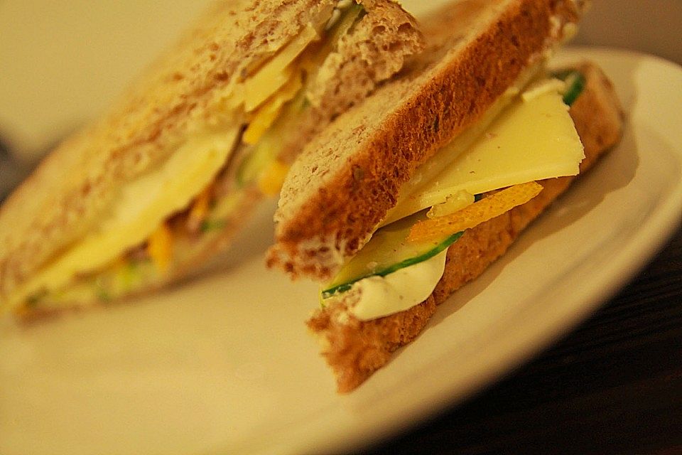 Curry - Käse - Sandwich