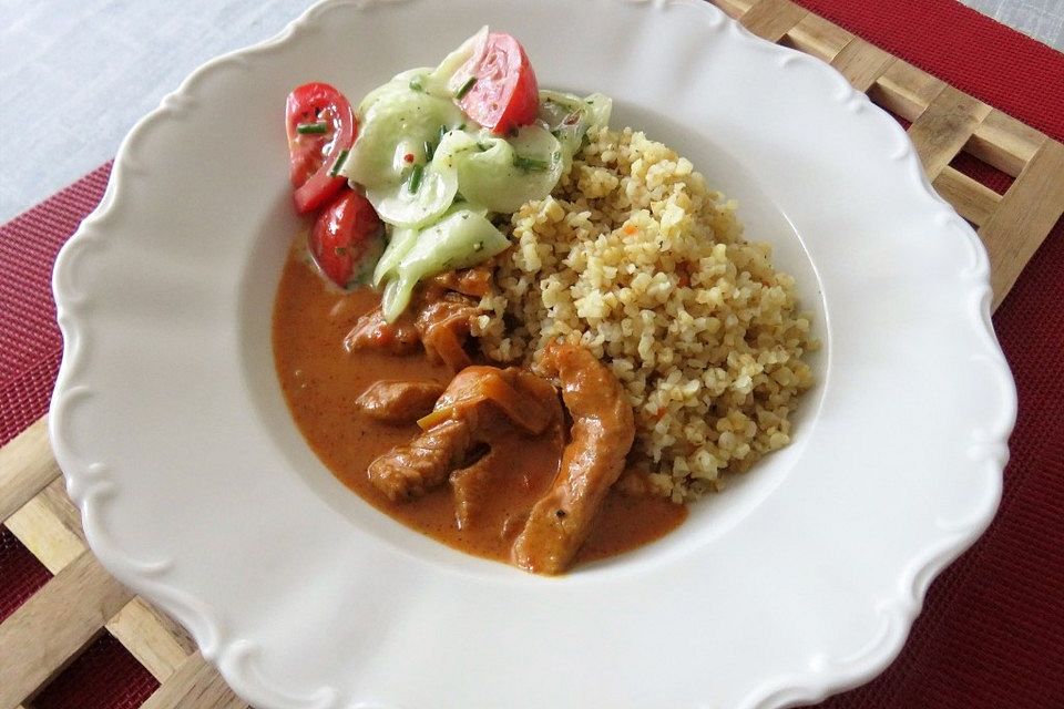 Einfaches Curry - Geschnetzeltes