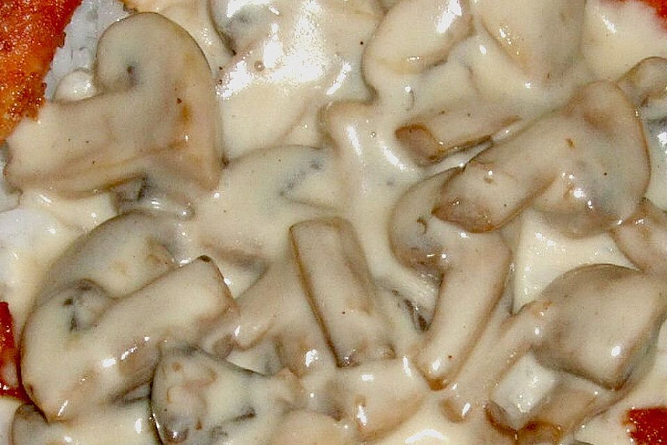 Champignon - Sahnesoße