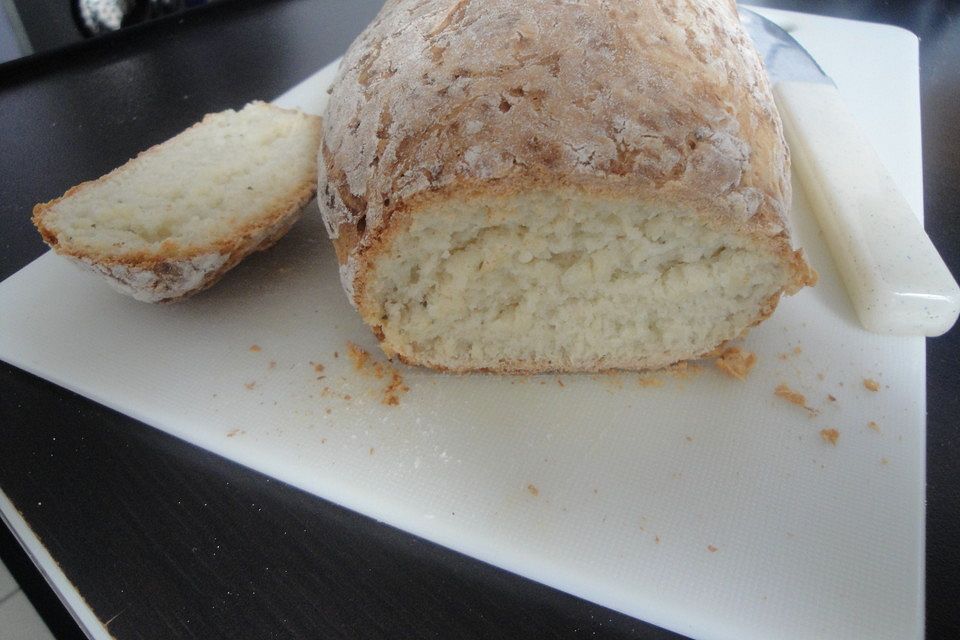 Kräuterfrischkäse - Brot