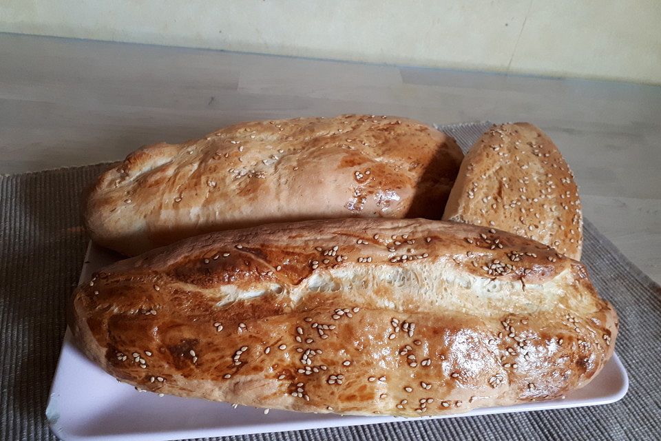 Kräuterfrischkäse - Brot