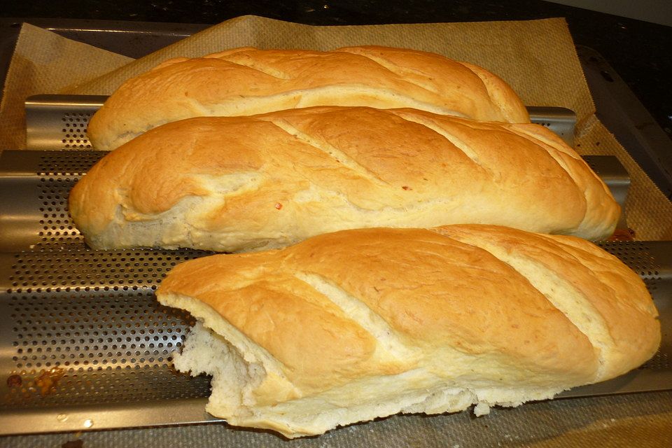 Kräuterfrischkäse - Brot