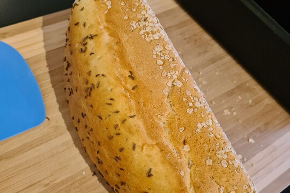 Kräuterfrischkäse - Brot