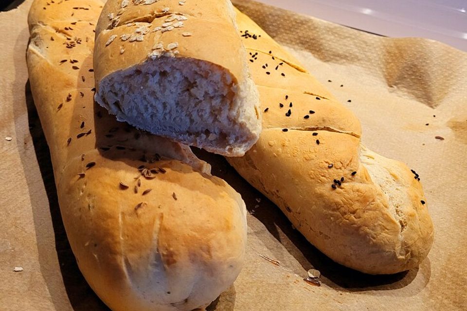 Kräuterfrischkäse - Brot