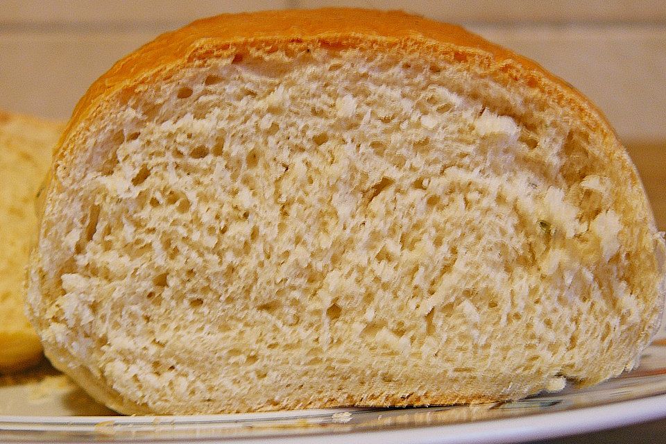 Kräuterfrischkäse - Brot