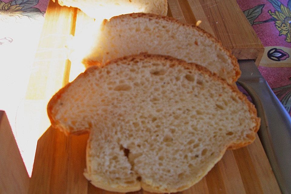 Kräuterfrischkäse - Brot