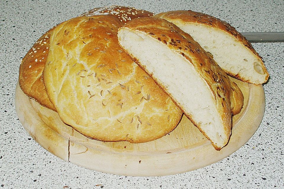 Kräuterfrischkäse - Brot