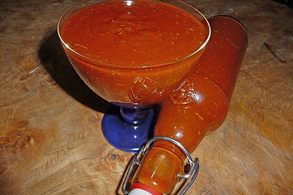 Beschwipste BBQ - Sauce