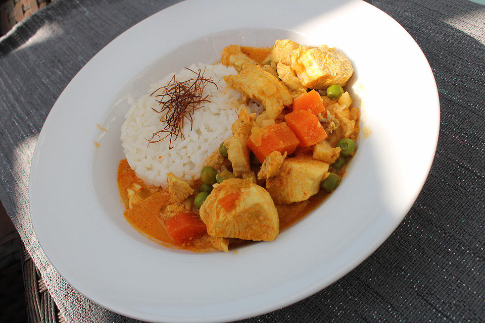 Kubanisches Geflügelcurry