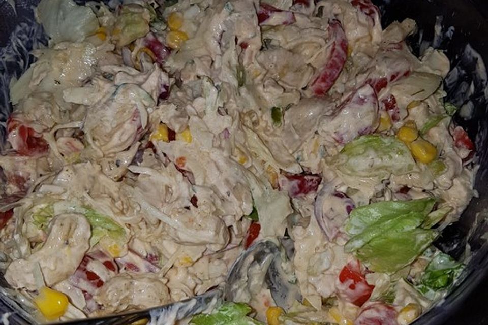 Daphnes schlanker Gyros - Schichtsalat