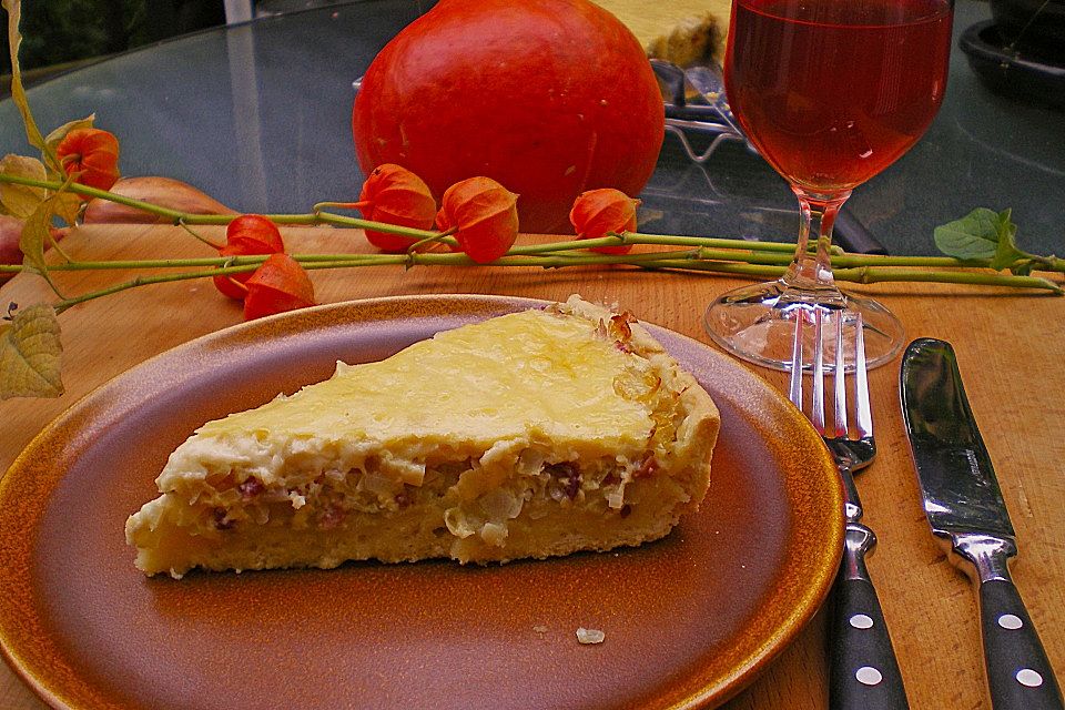 Zwiebelkuchen aus der Normandie