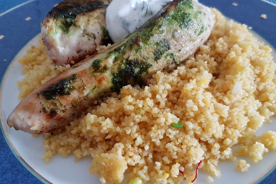 Couscous - Hühnchen - Salat