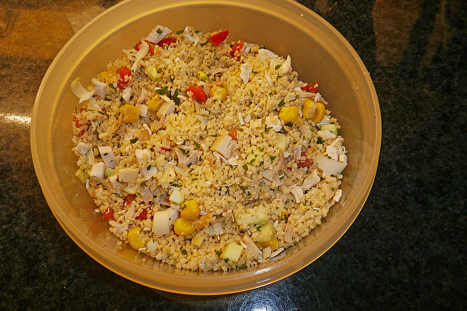 Couscous - Hühnchen - Salat