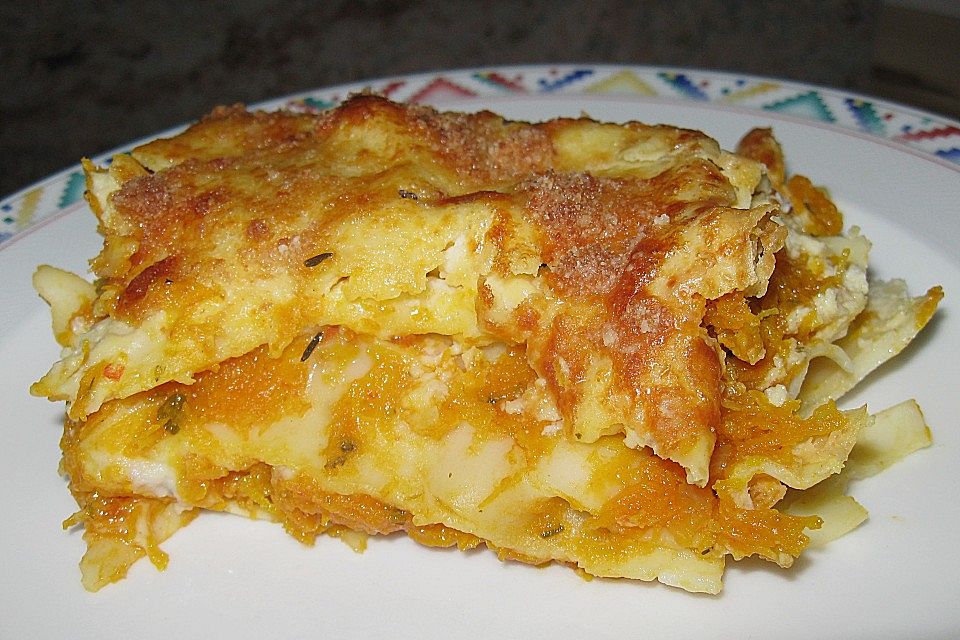 Kürbislasagne