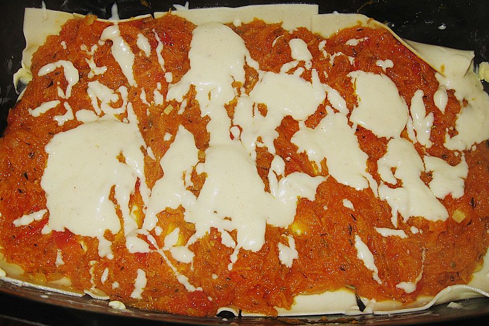 Kürbislasagne