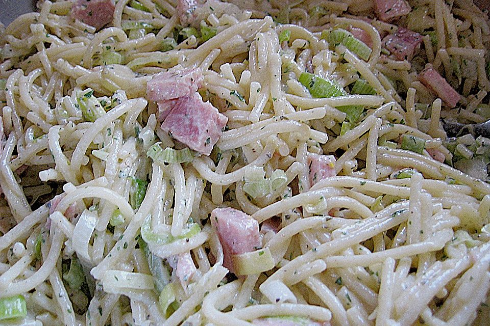 Spaghetti - Lauch - Salat