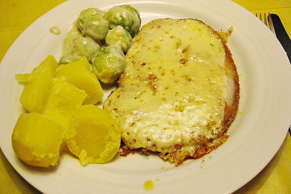 Überbackene Schnitzel