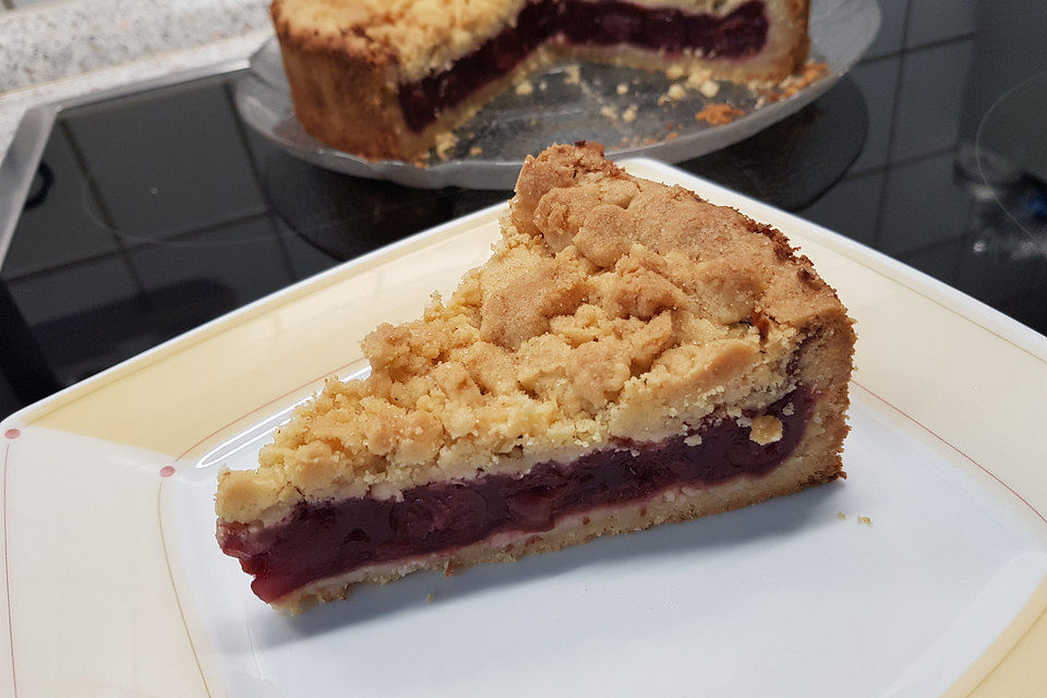 Streusel-Kirsch-Kuchen