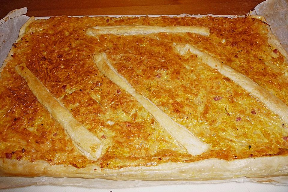 Kürbis - Speck - Quiche