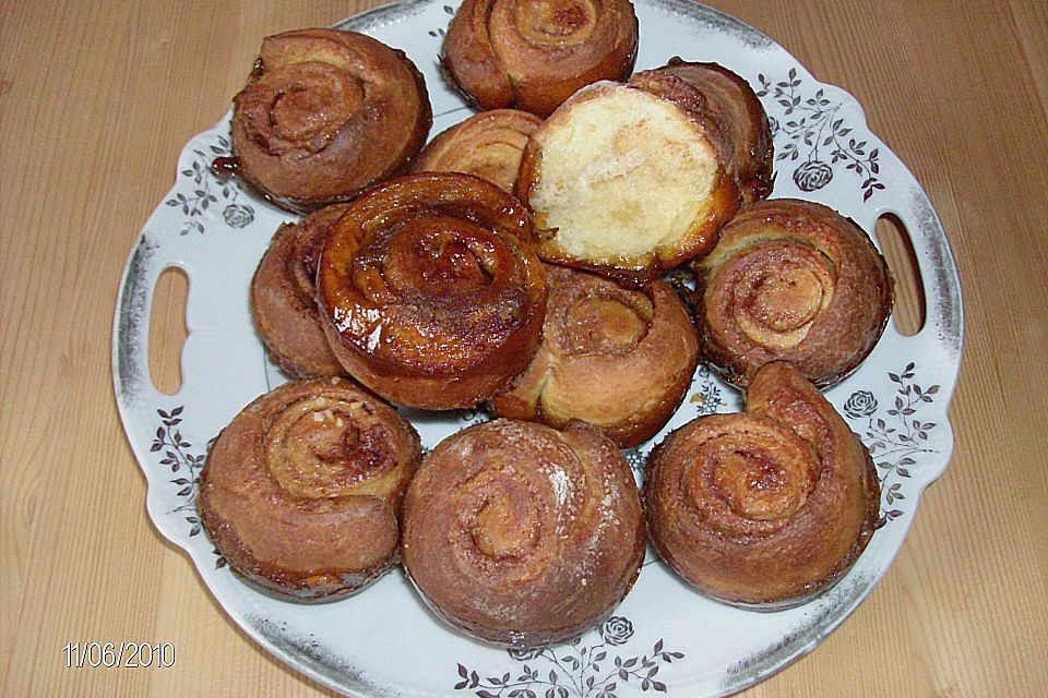 Zimt - Hefeschnecken - Muffins