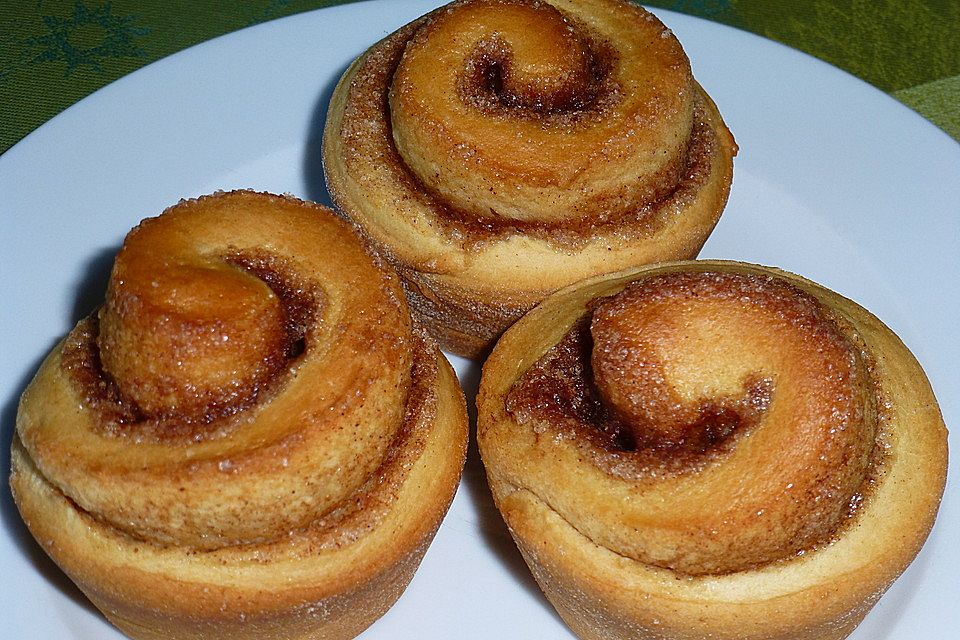 Zimt - Hefeschnecken - Muffins