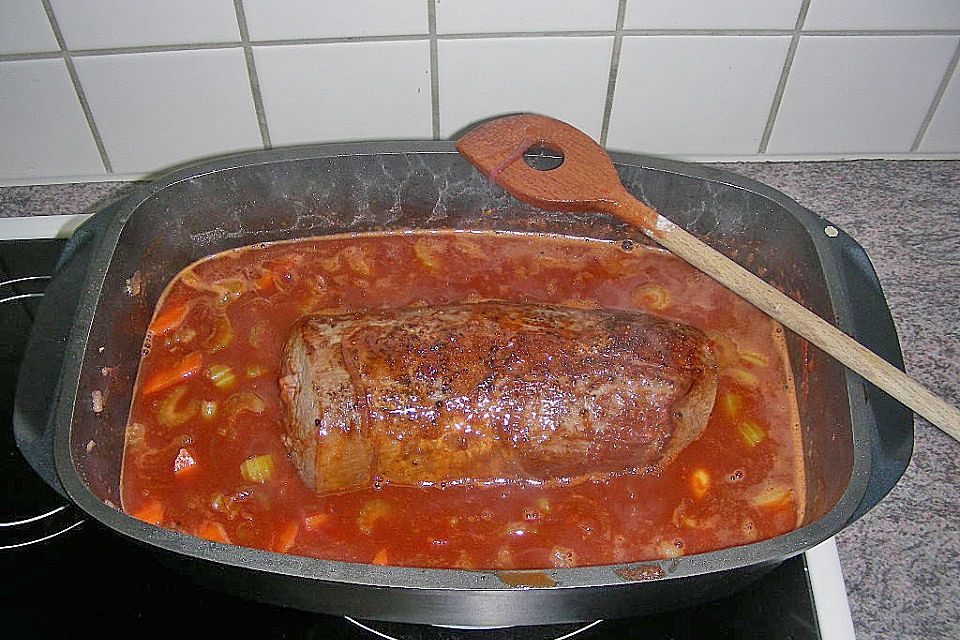 Rinderschmorbraten mit Chianti