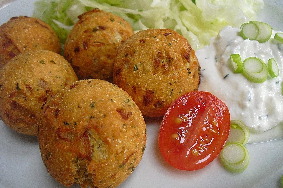 Falafel aus Kichererbsenmehl