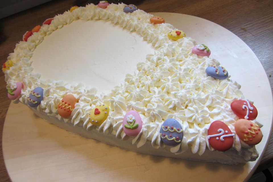 Fruchtige Eierlikör - Ostertorte