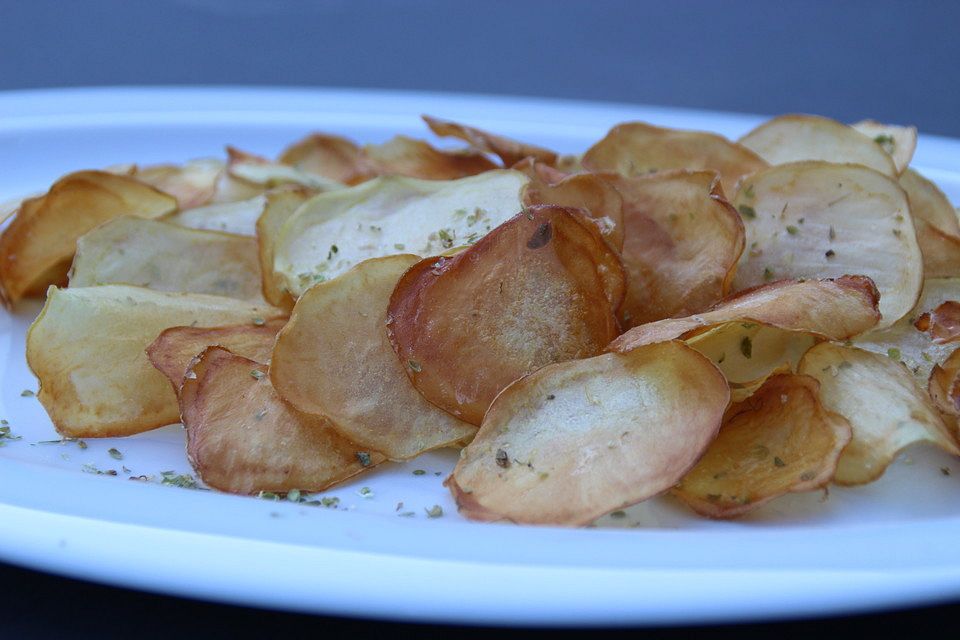 Fettfreie Kartoffelchips