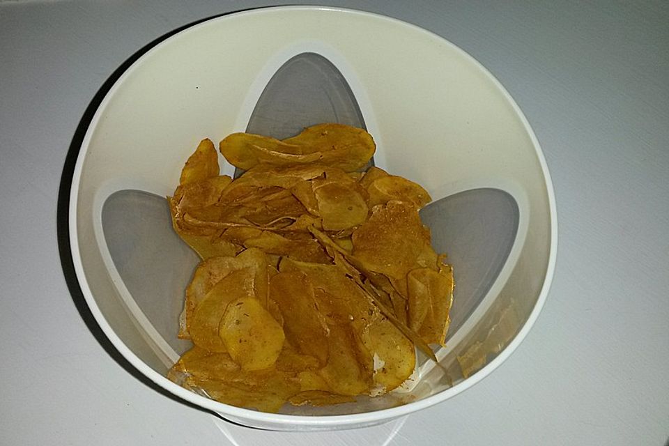 Fettfreie Kartoffelchips