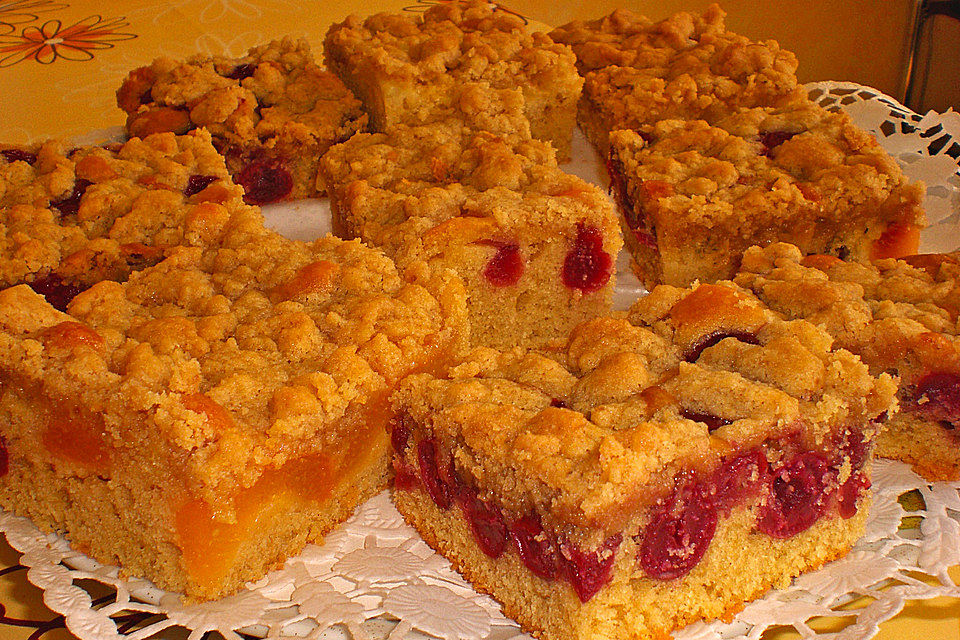 Kirschkuchen mit Butterstreusel