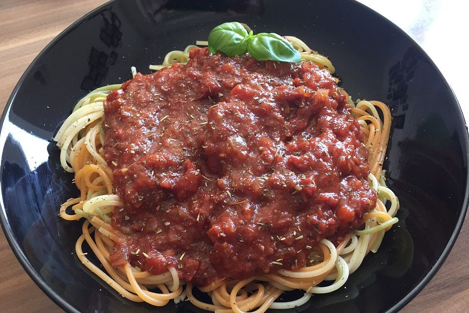 Spaghetti mit Aceto - Soße