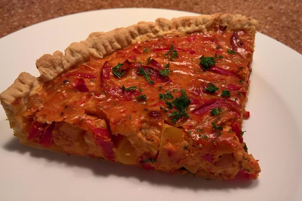 Paprika-Ajvar-Quiche