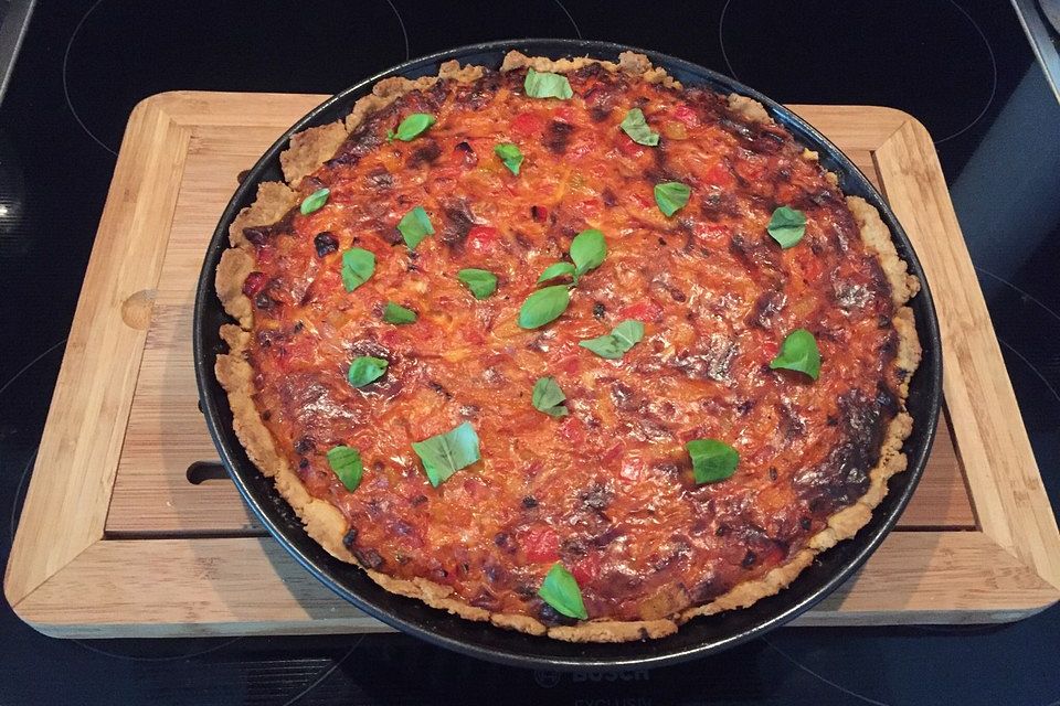 Paprika-Ajvar-Quiche