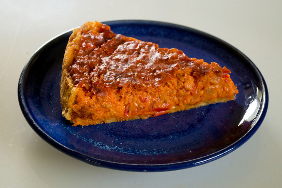 Paprika-Ajvar-Quiche