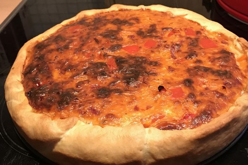 Paprika-Ajvar-Quiche