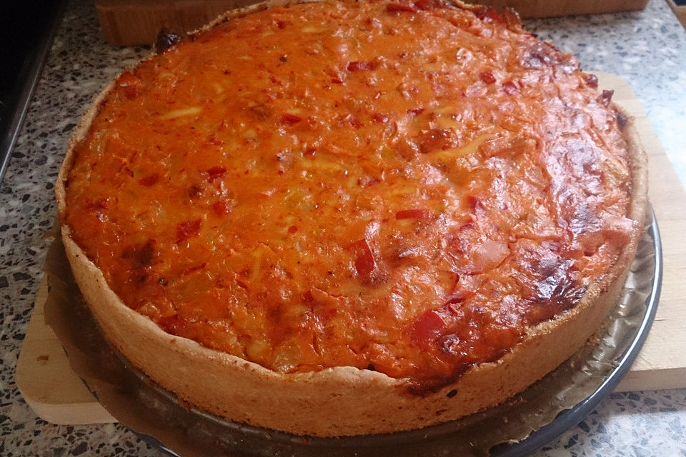 Paprika-Ajvar-Quiche