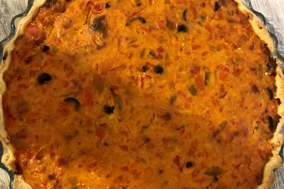 Paprika-Ajvar-Quiche