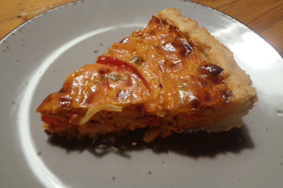 Paprika-Ajvar-Quiche