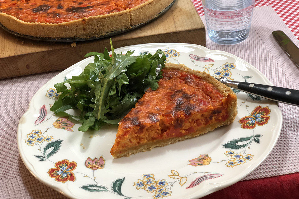 Paprika-Ajvar-Quiche