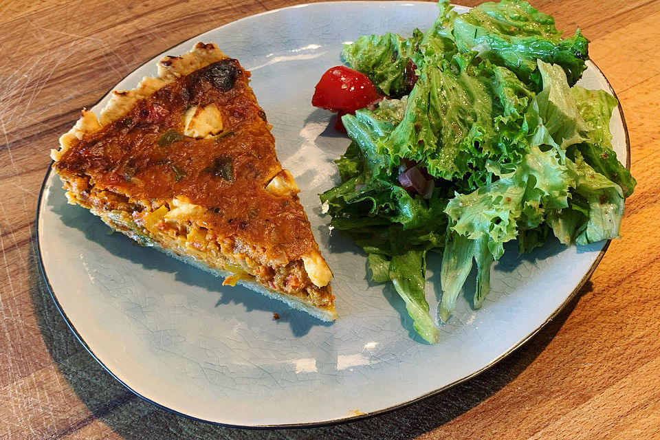 Paprika-Ajvar-Quiche